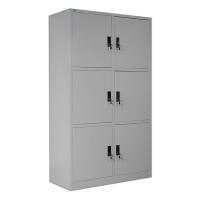 Tủ hồ sơ sắt Hòa Phát TU09K6 : - W1000 x D450 x 1830 mm - ghi - được làm bằng sắt, sơn tĩnh điện