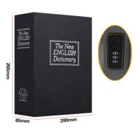 Két bí mật dạng cuốn từ điển size lớn, màu đen, khóa mã số